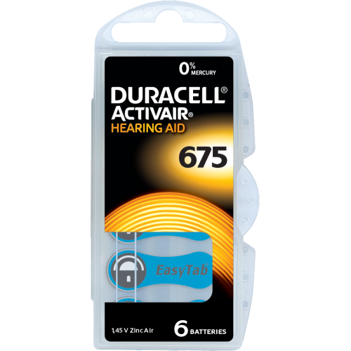 Duracell DA675 6x