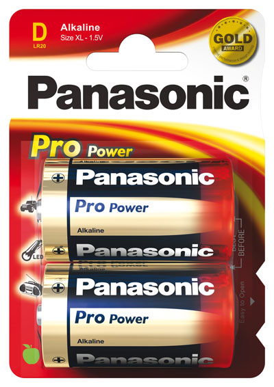 Panasonic Pro Power Alkaline D 2x