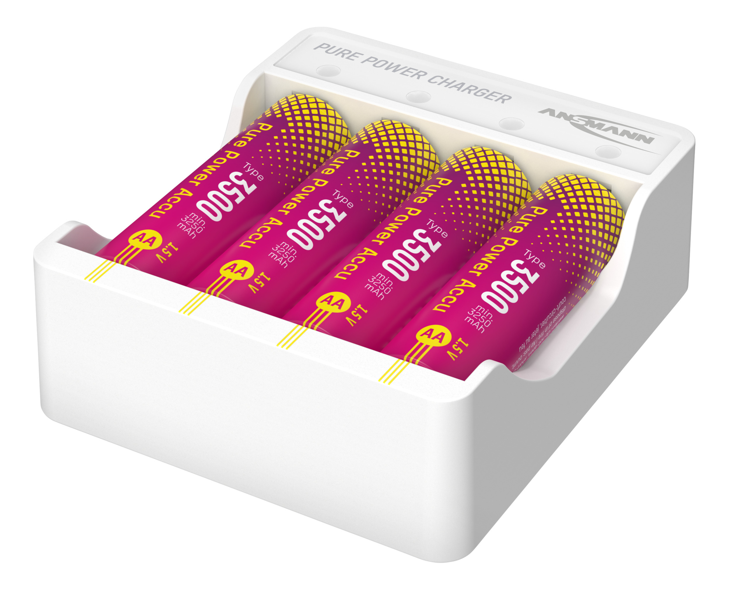 Ansmann USB batterijlader Pure Power Li-Ion + 4x AA 3500mAh Li-Ion