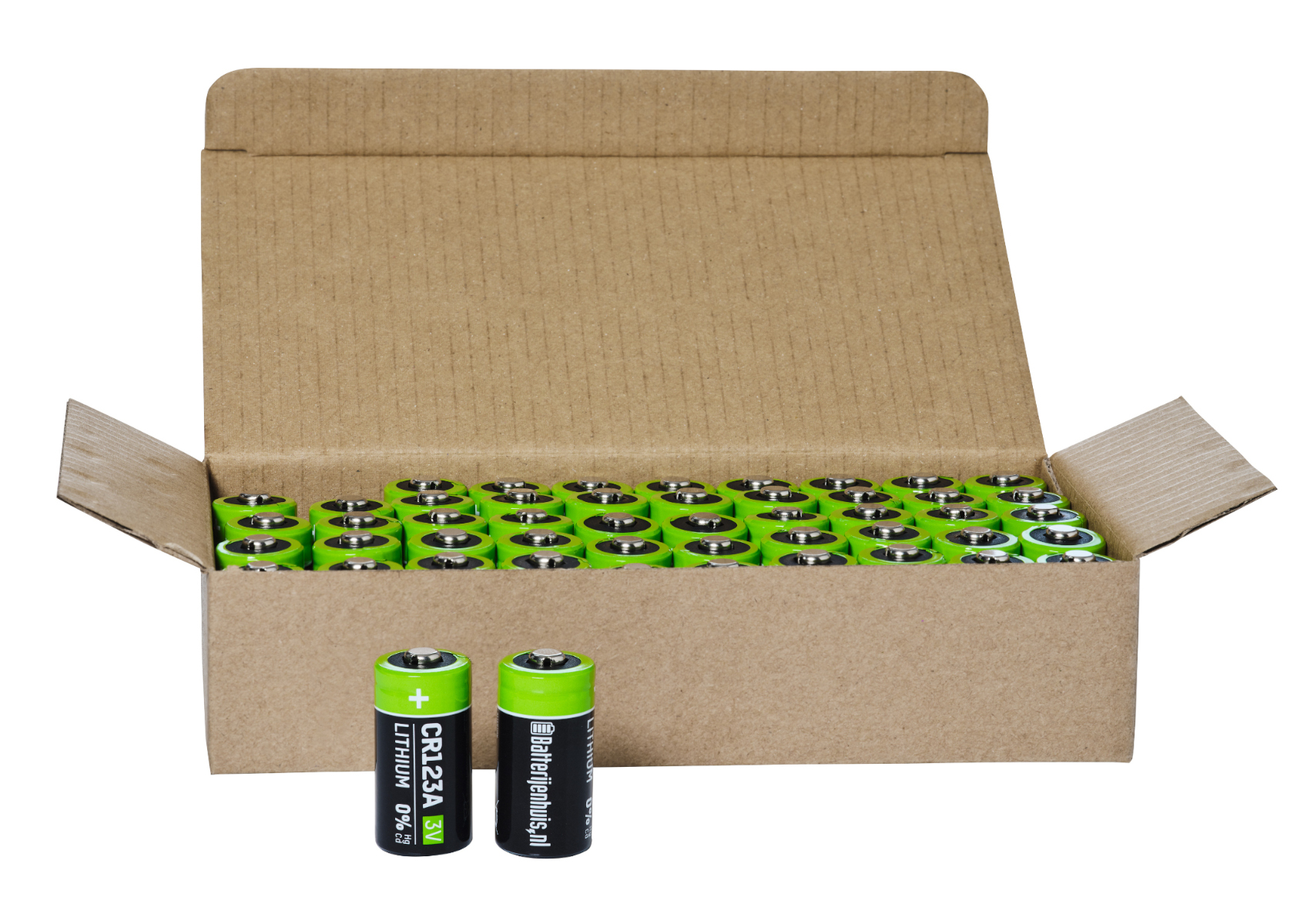 CR123A batterijen bulk 50x afbeelding