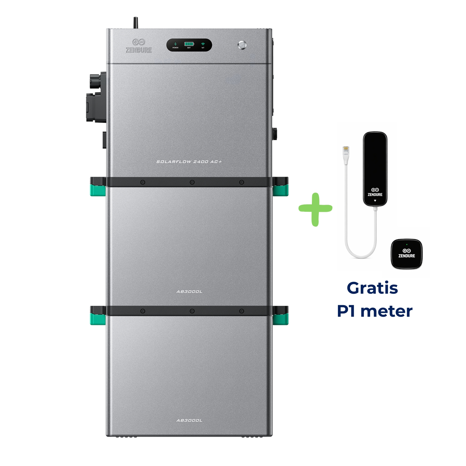 Zendure 8,16kWh SolarFlow 2400AC+ stekkerbatterij