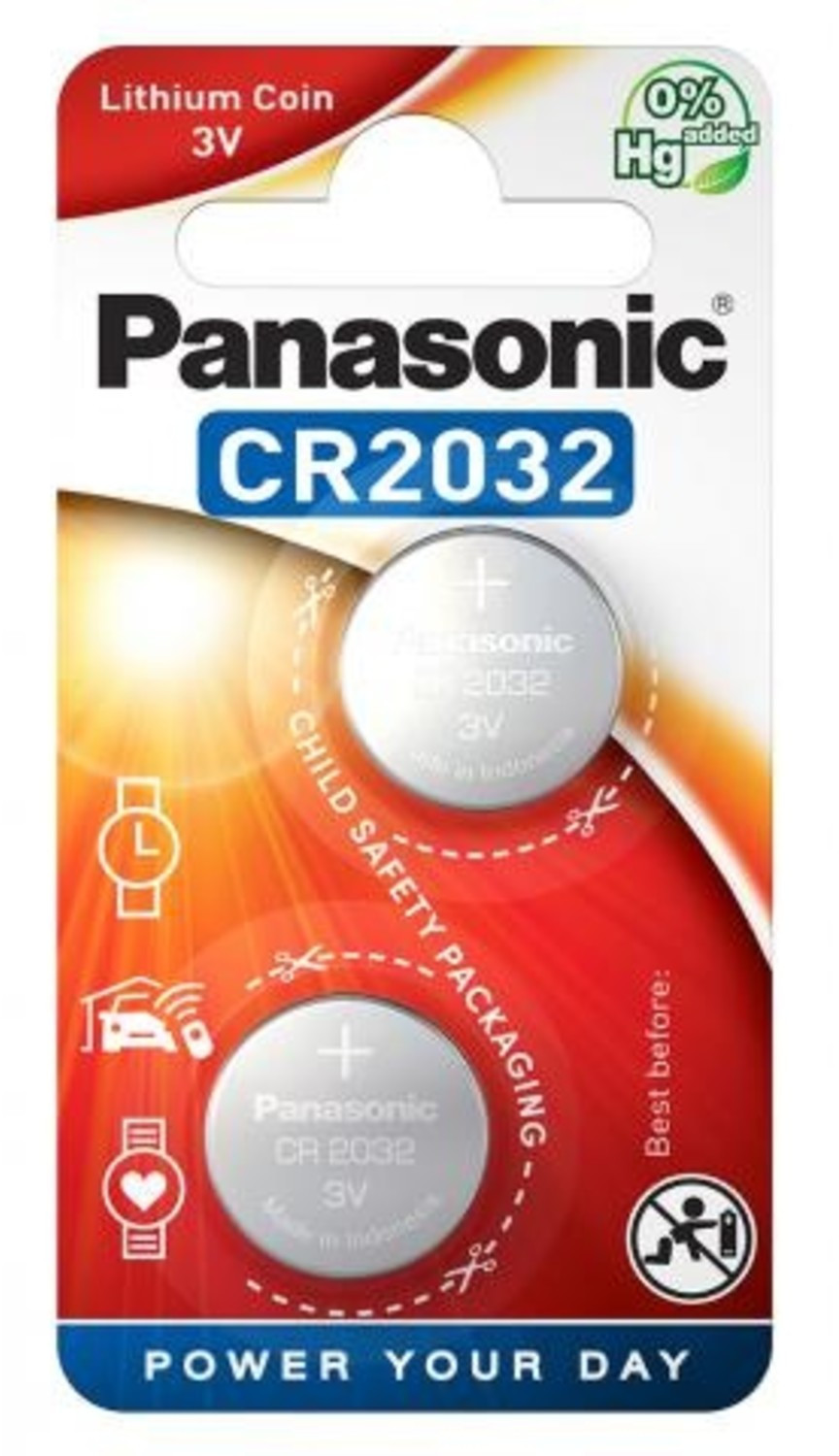 Panasonic 2x | 3V | Gratis Verzending | Batterijenhuis
