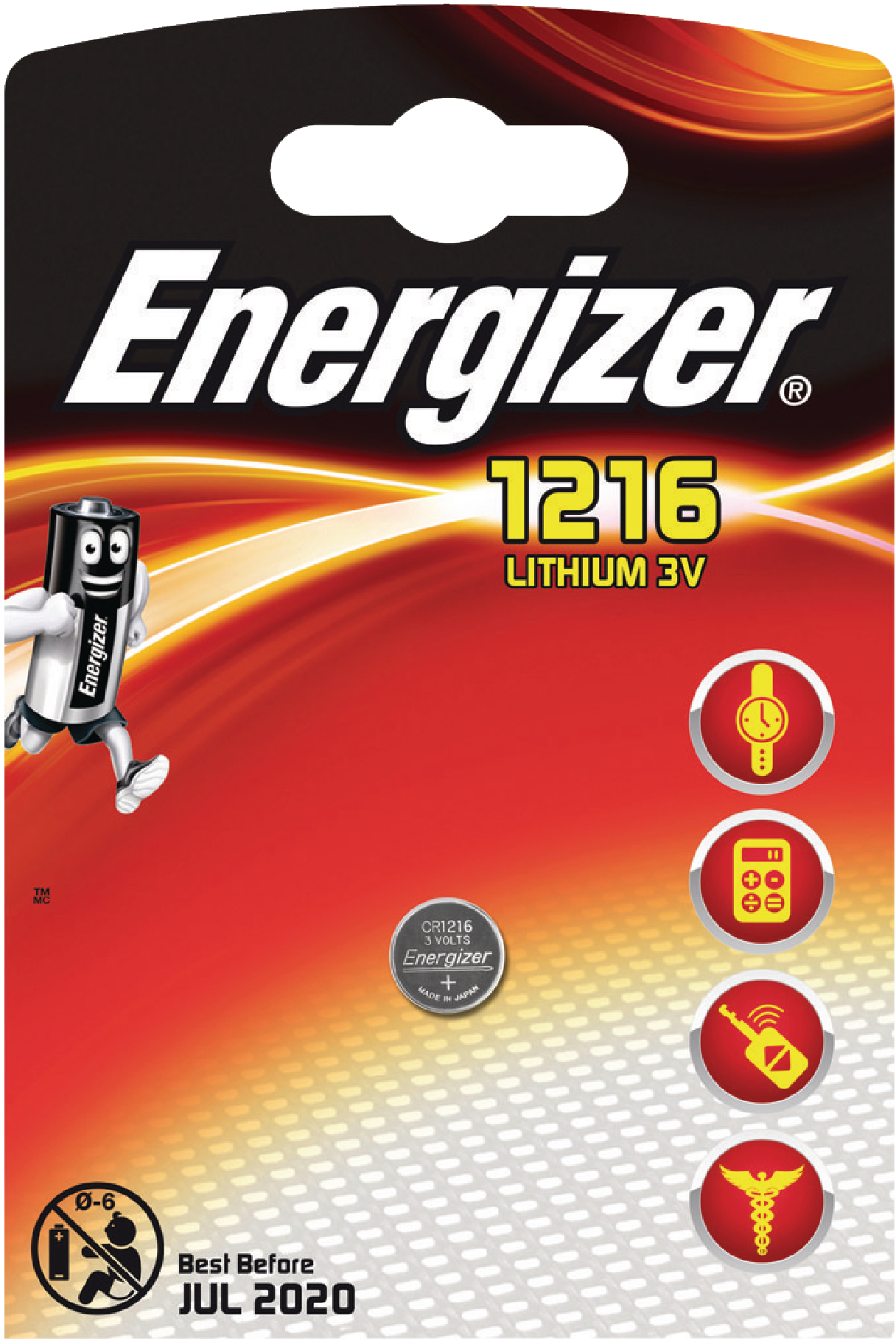Energizer CR1216 1-blister (E300163400)