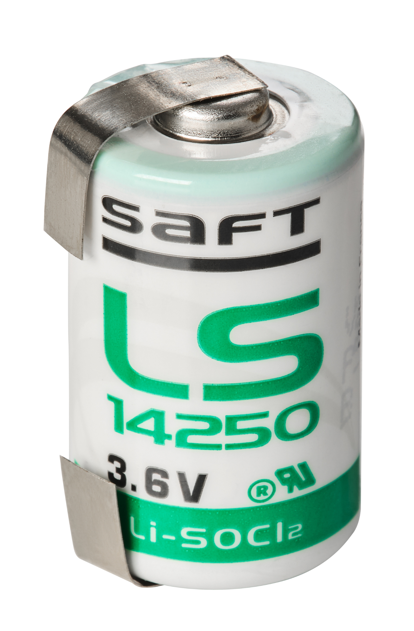 Saft LS14250 met soldeerlippen U-tags